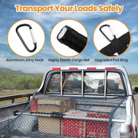 Elastic Car Trunk Storage Net Bag - Universal Vehicle Cargo Organizer Mesh Pocket for Luggage and Groceries