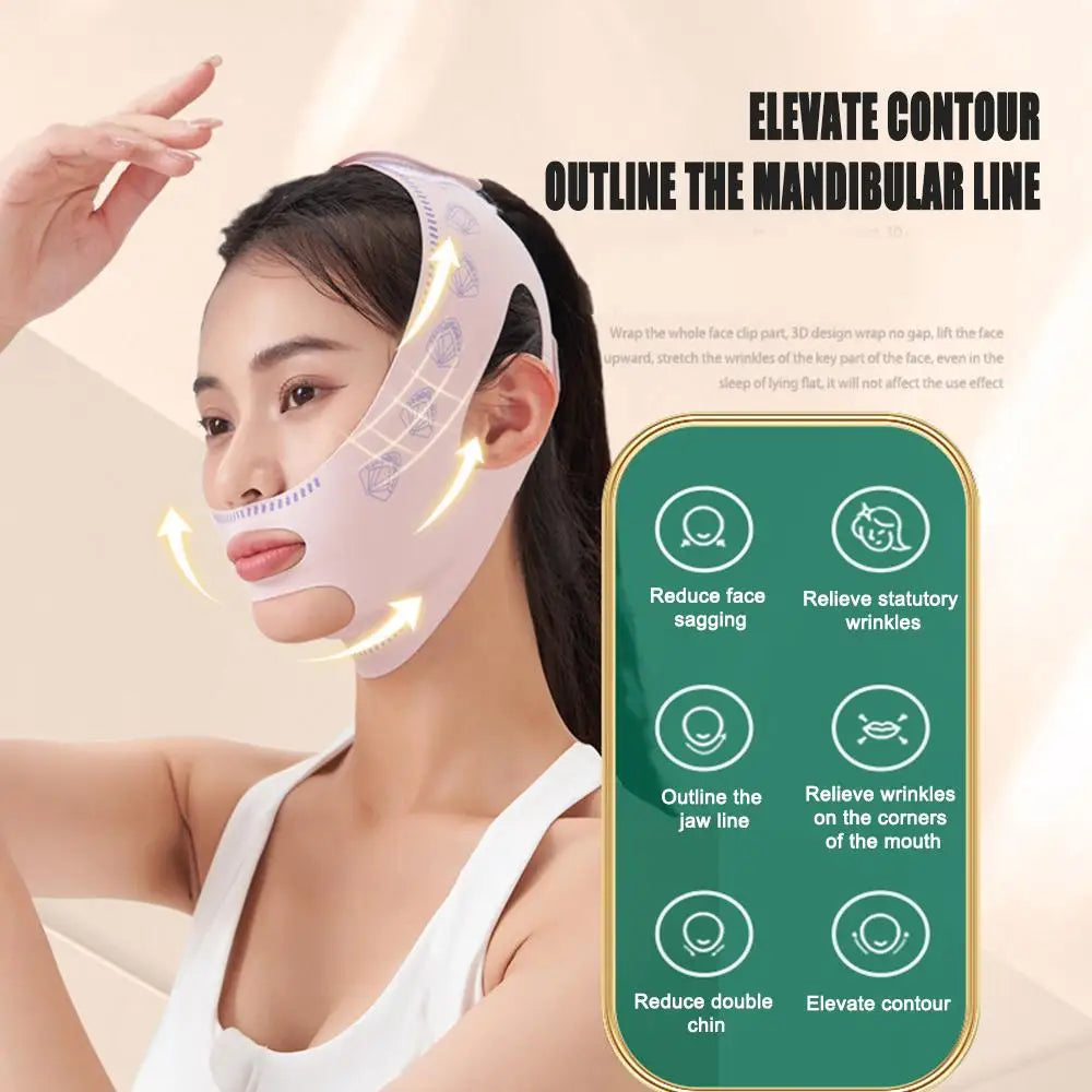 Chin Cheek Slimming Bandage V Shaper V Line Lifting Mask Face