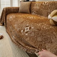 Widened Cat-proof Jacquard Chenille Sofa Cover