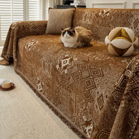 Widened Cat-proof Jacquard Chenille Sofa Cover