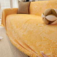 Widened Cat-proof Jacquard Chenille Sofa Cover