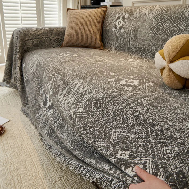 Widened Cat-proof Jacquard Chenille Sofa Cover